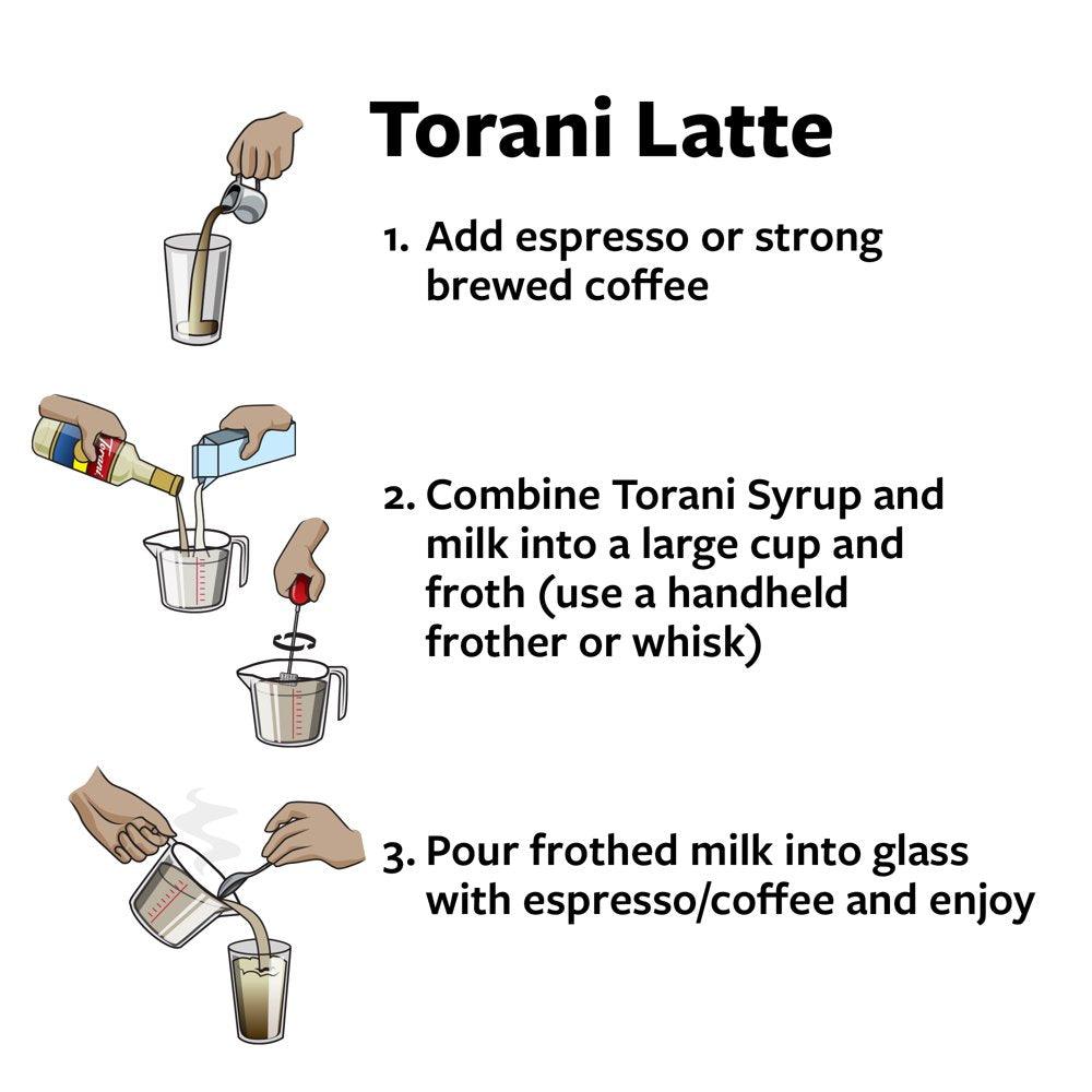 Torani Classic Caramel Flavoring Syrup, Coffee Flavoring, Drink Mix, 25.4 Oz