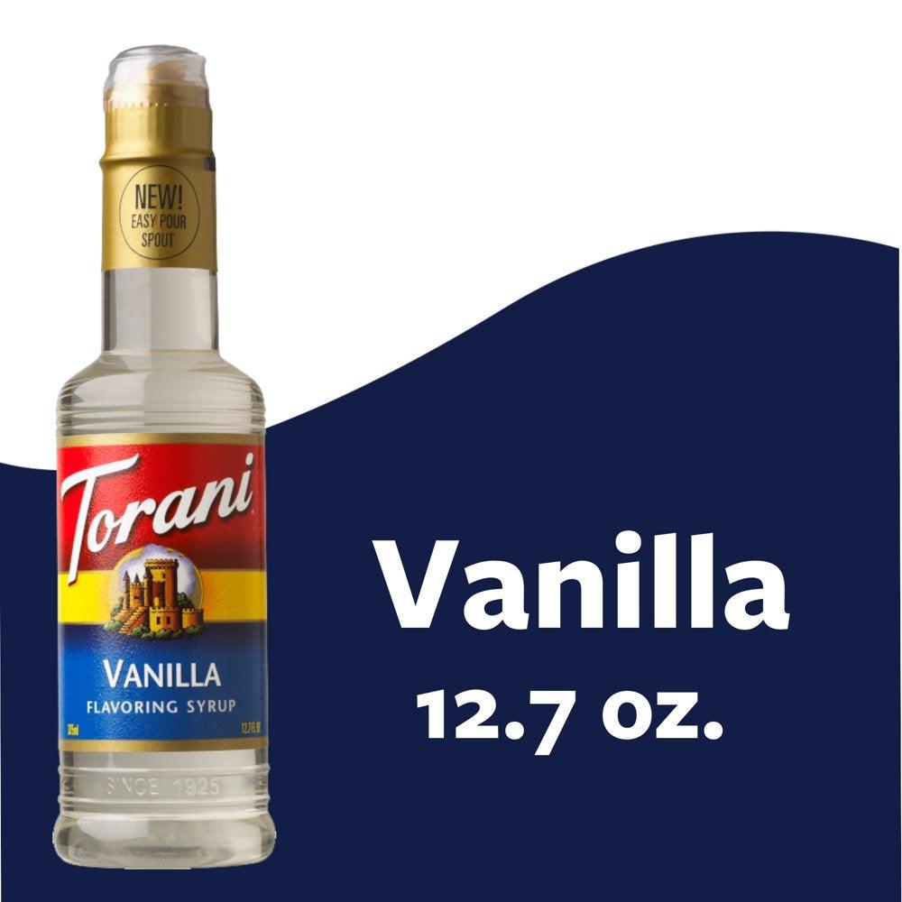 Torani Vanilla Flavoring Syrup, Coffee Flavoring, Drink Mix, 12.7 Fl Oz