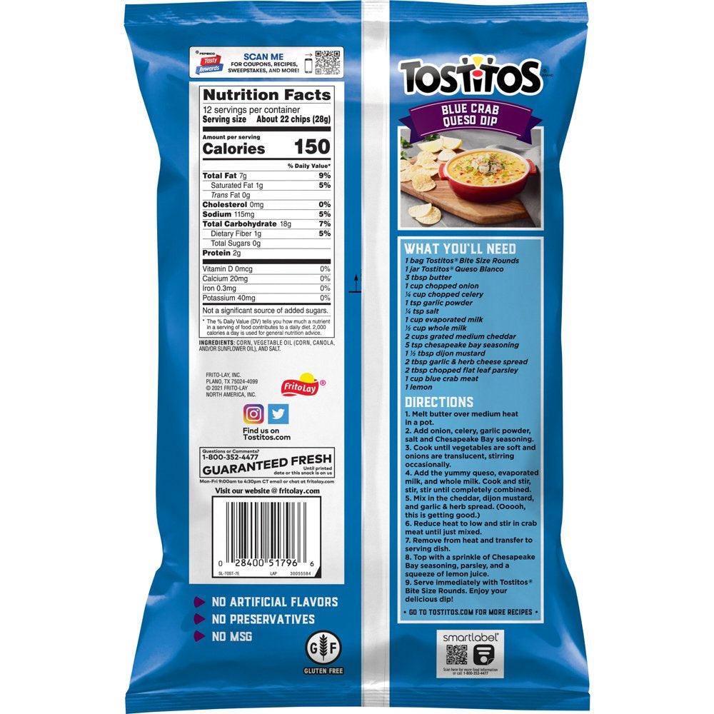 Tostitos Bite Size Tortilla round Chips, 12 Oz