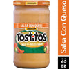 Tostitos Medium Salsa Con Queso, 23 Oz Jar