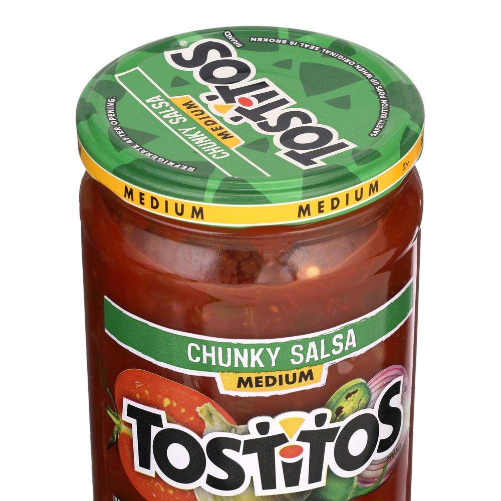 Tostitos Salsa, Chunky Medium Salsa, 24 Oz Jar