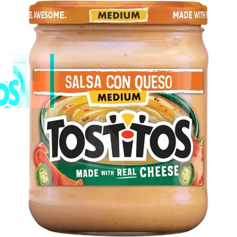 Tostitos Salsa Con Queso, Medium (15.5 Oz., 3 Pk.)