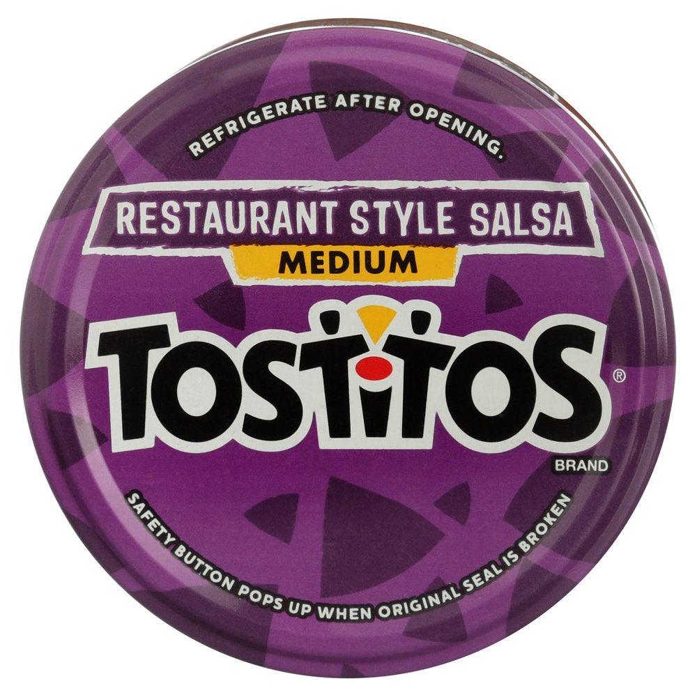 Tostitos Salsa, Medium Restaurant Style Salsa, 15.5 Oz Jar