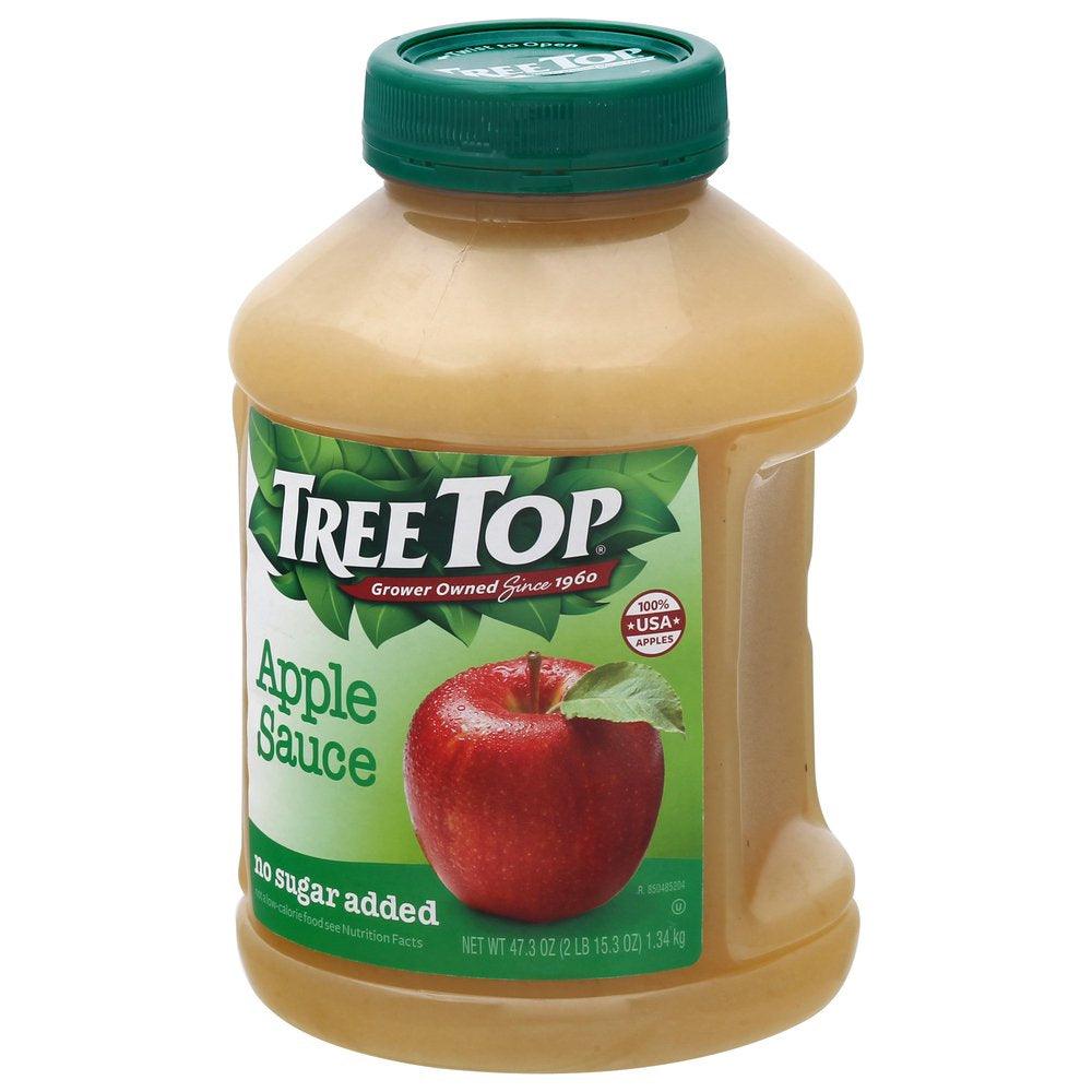 Tree Top Applesauce, No Sugar Added, 47.3 Oz