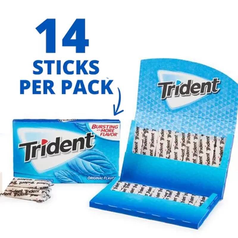 Trident Original Flavor Sugar-Free Gum (14 Pc./Pk., 15 Pk.)