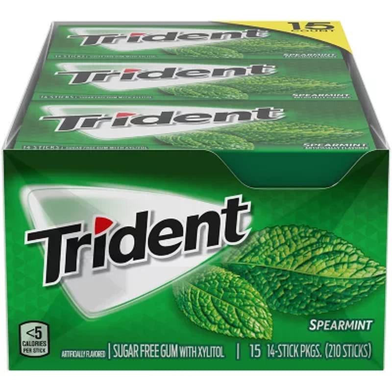 Trident Spearmint Sugar-Free Gum (210 Pc.)