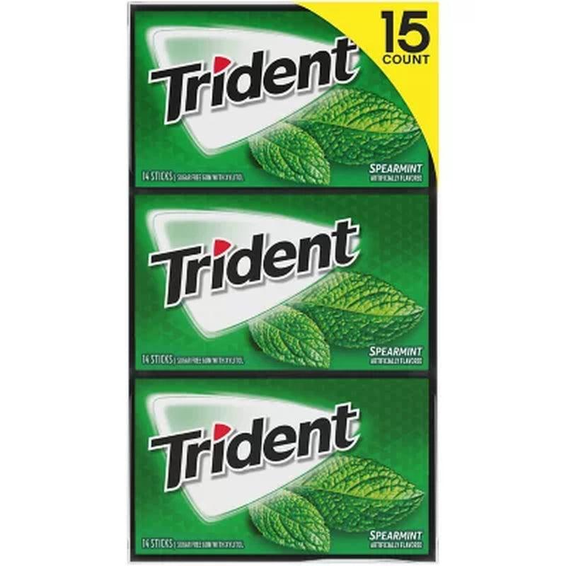 Trident Spearmint Sugar-Free Gum (210 Pc.)