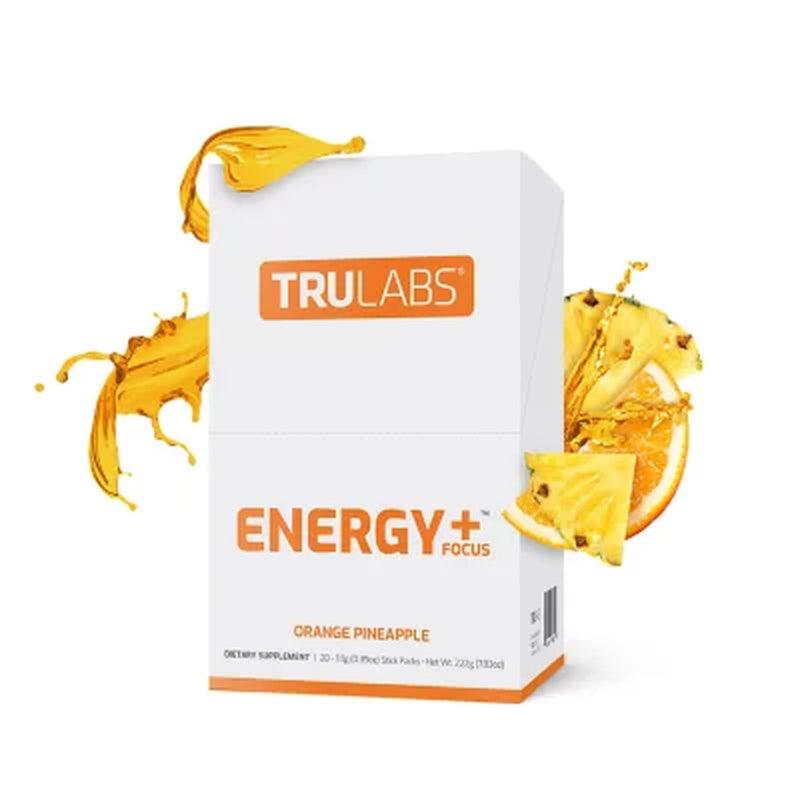 Trulabs ENERGY + FOCUS (20 Ct. Stick Packs ) (Choose Your Flavor)