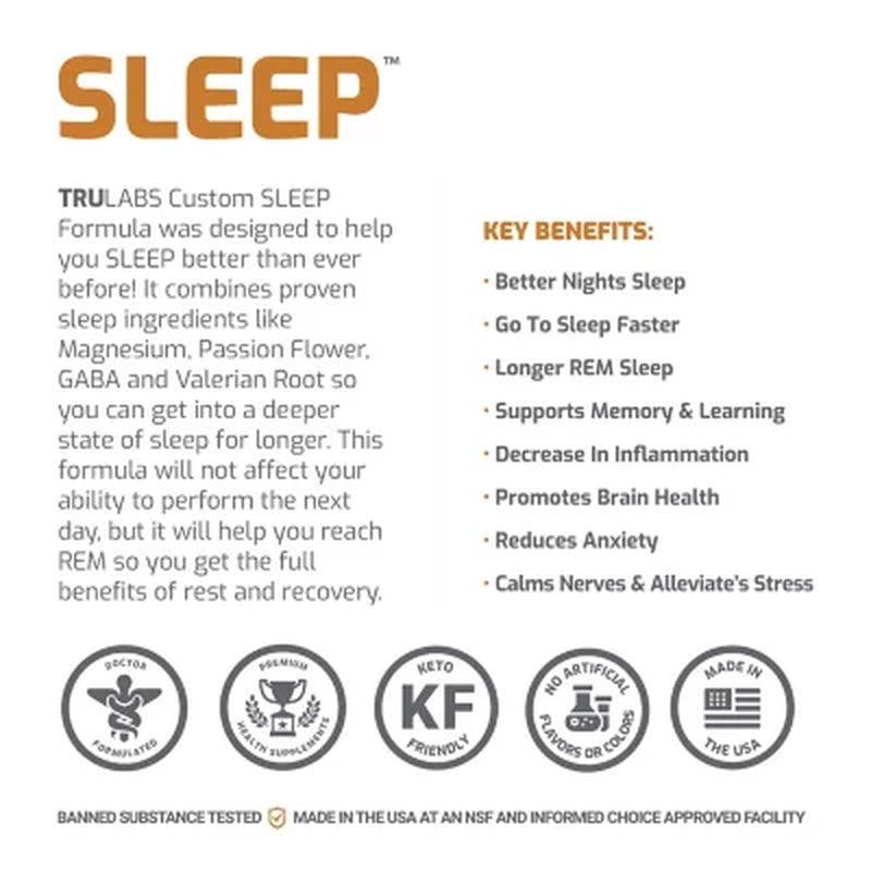 Trulabs Sleep Nighttime Drink Mix (20Ct. Stick Packs), Choose Your Flavor