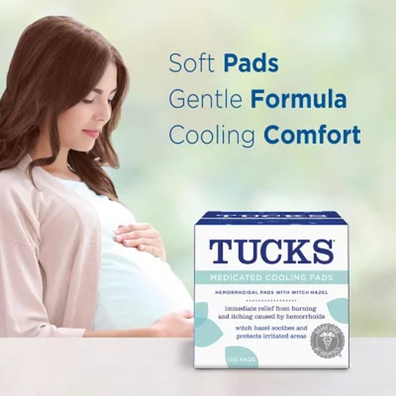 Tucks Medicated Cooling Pads with Witch Hazel Twin Pack (200 Ct.)