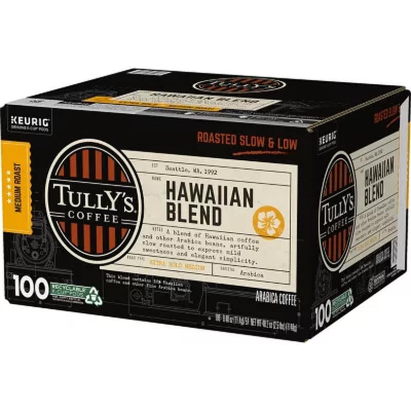 Tully'S Coffee Hawaiian Blend K-Cup Pods (100 Ct.)