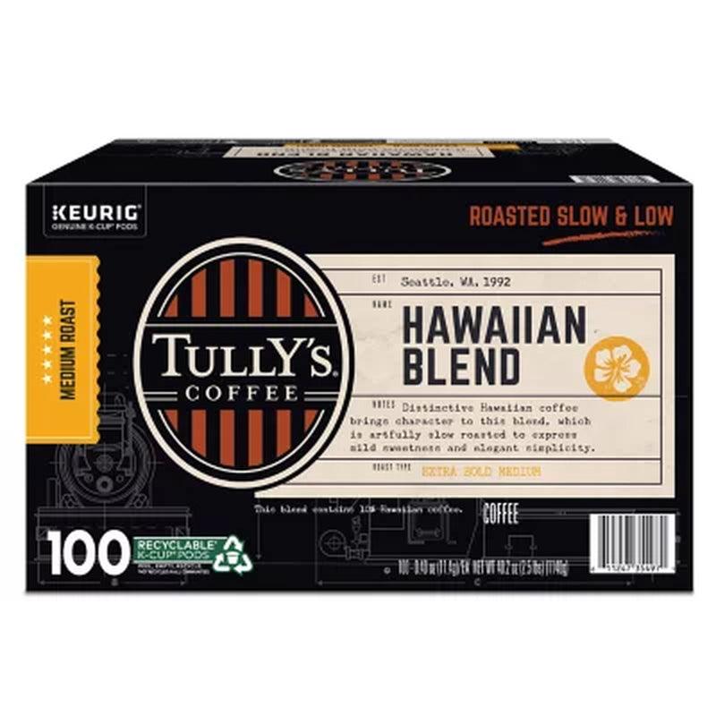 Tully'S Coffee Hawaiian Blend K-Cup Pods (100 Ct.)