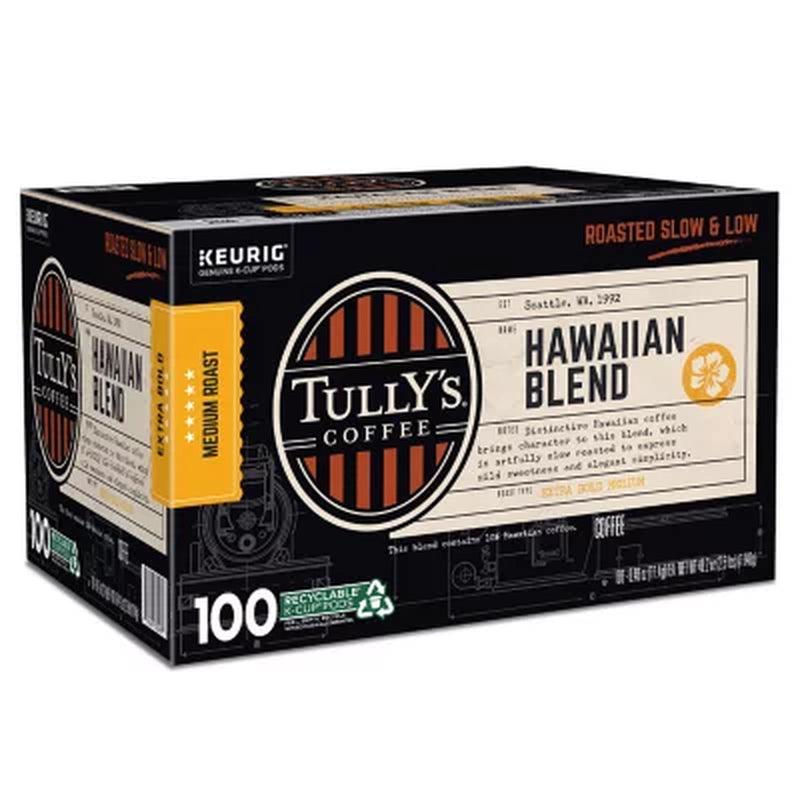 Tully'S Coffee Hawaiian Blend K-Cup Pods (100 Ct.)