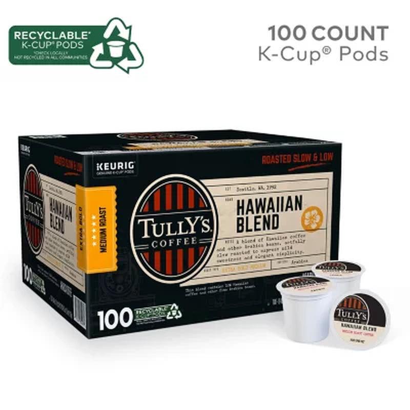 Tully'S Coffee Hawaiian Blend K-Cup Pods (100 Ct.)