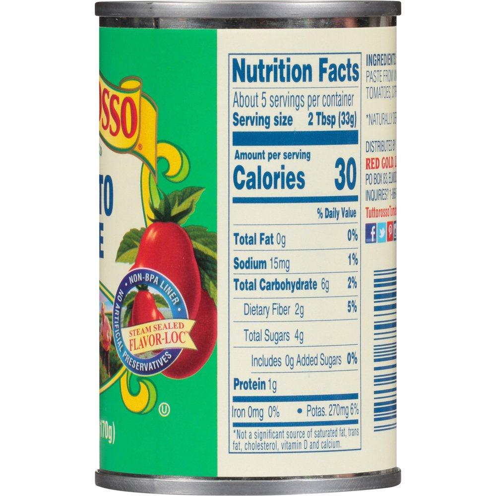 Tuttorosso Tomato Paste 6Oz Can