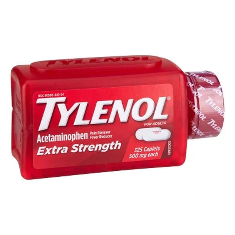 Tylenol Extra Strength Pain Relief Caplets, 500Mg (325 Ct.)