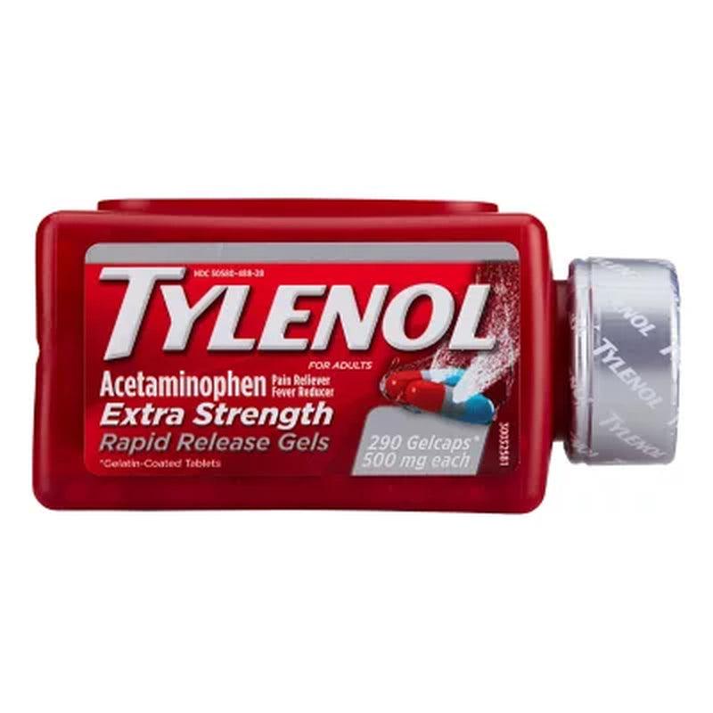 Tylenol Extra Strength Rapid Release Gels (290 Ct.)