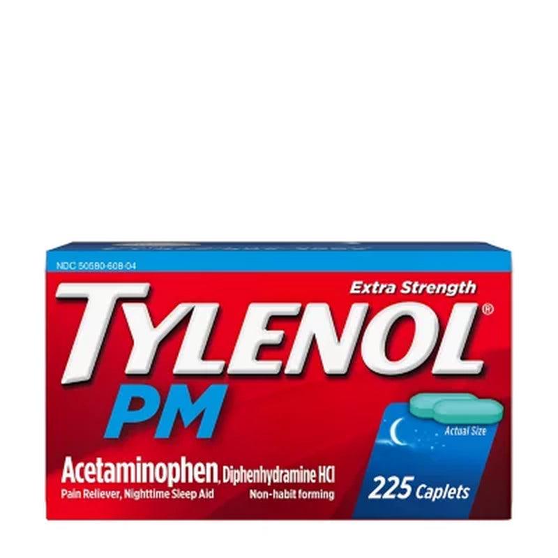 Tylenol PM Extra Strength Pain Relief Caplets (225 Ct.)