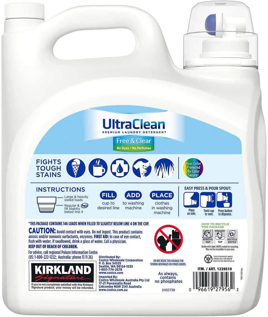 Ultra Cleanliquid Laundry Detergent, 146 Loads, 194 Fl Oz