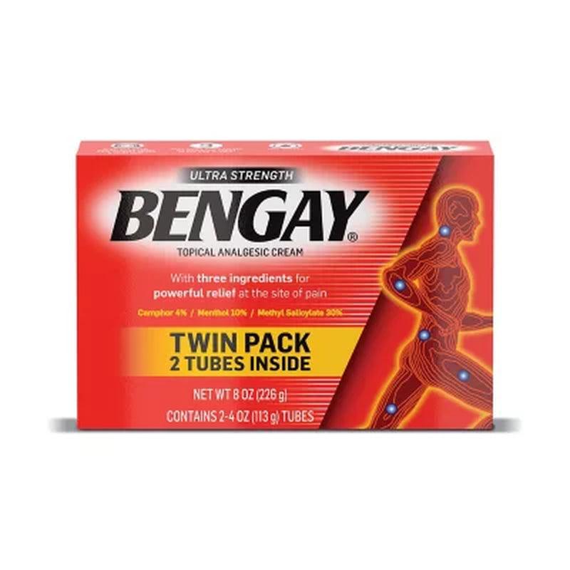 Ultra Strength Bengay Pain Relieving Cream (4 Oz., 2 Ct.)