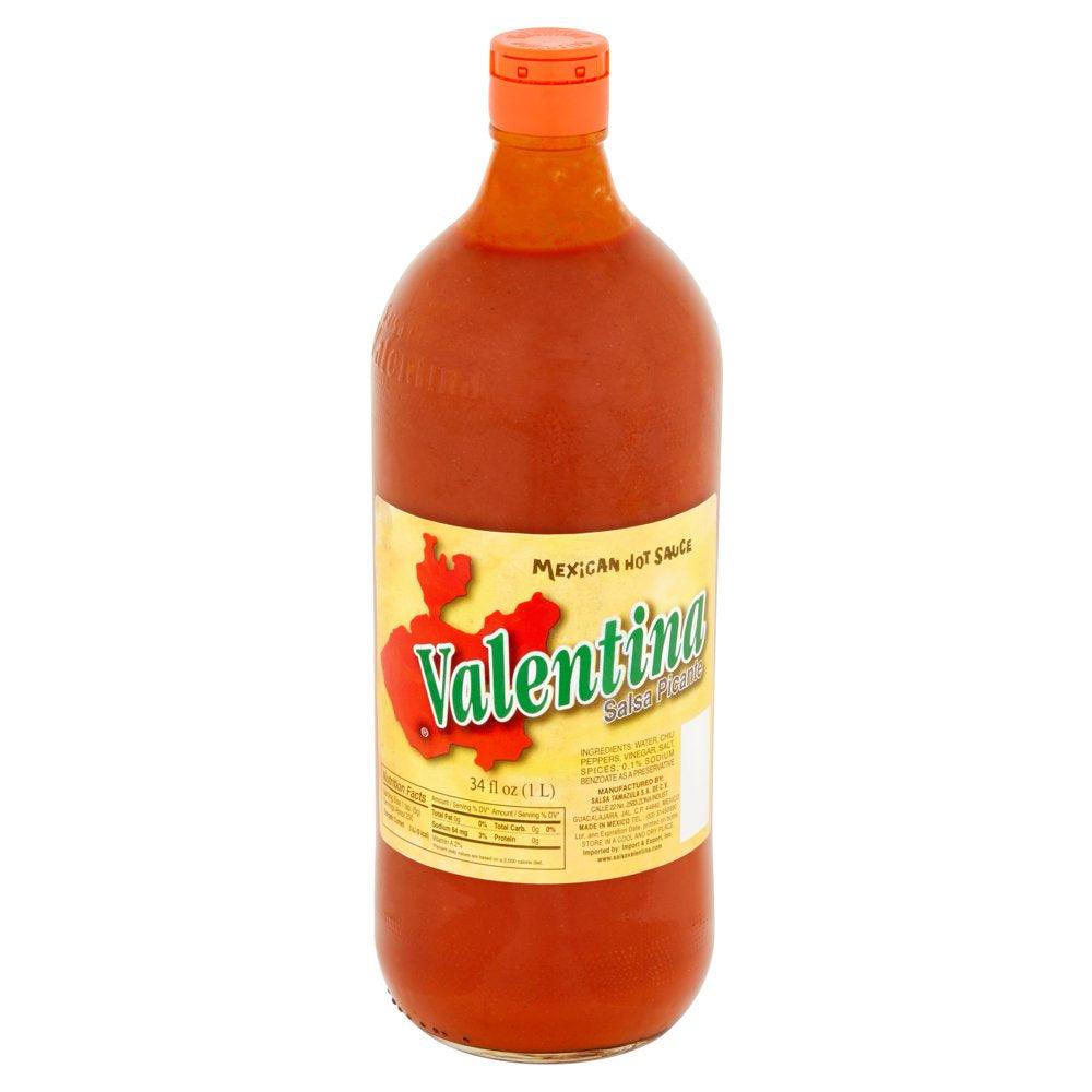 Valentina Mexican Hot Sauce, 34 Fl Oz