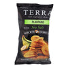 Veggie Chips - Plantains with Sea Salt - Case of 12 - 5 Oz