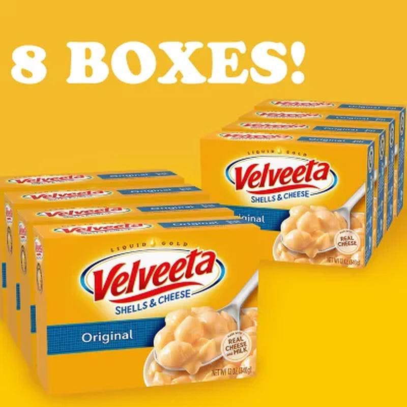 Velveeta Shells and Cheese Original Mac and Cheese Meal (12 Oz., 8 Pk.)