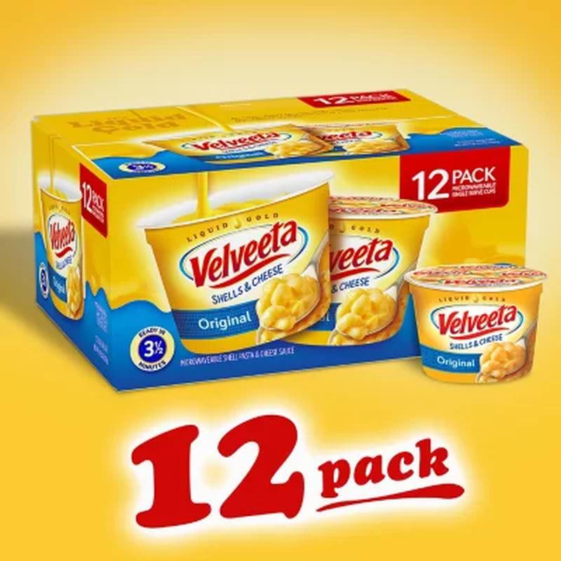 Velveeta Shells and Cheese Original Microwavable Sauce Cups (12 Ct.)