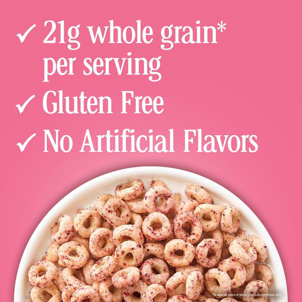 Very Berry Cheerios, Heart Healthy Cereal, Family Size, 18.6 OZ