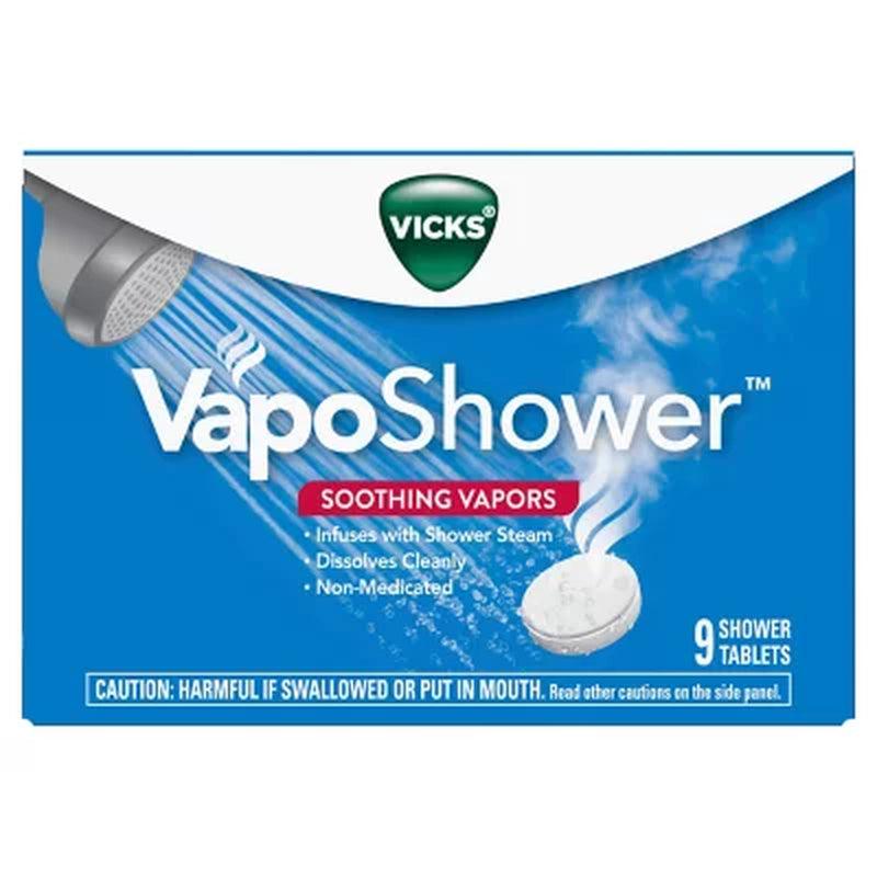 Vicks Vaposhower, Shower Tablet, Shower Bomb, Aromatherapy Vapors (9 Ct.)