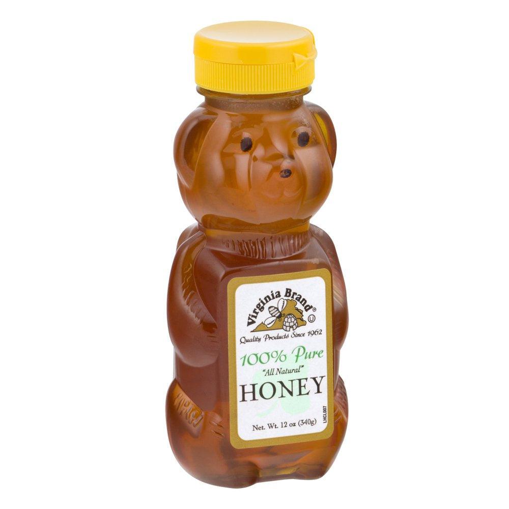 Virginia Brand 100% Pure All Natural Honey Net. Wt.12Oz