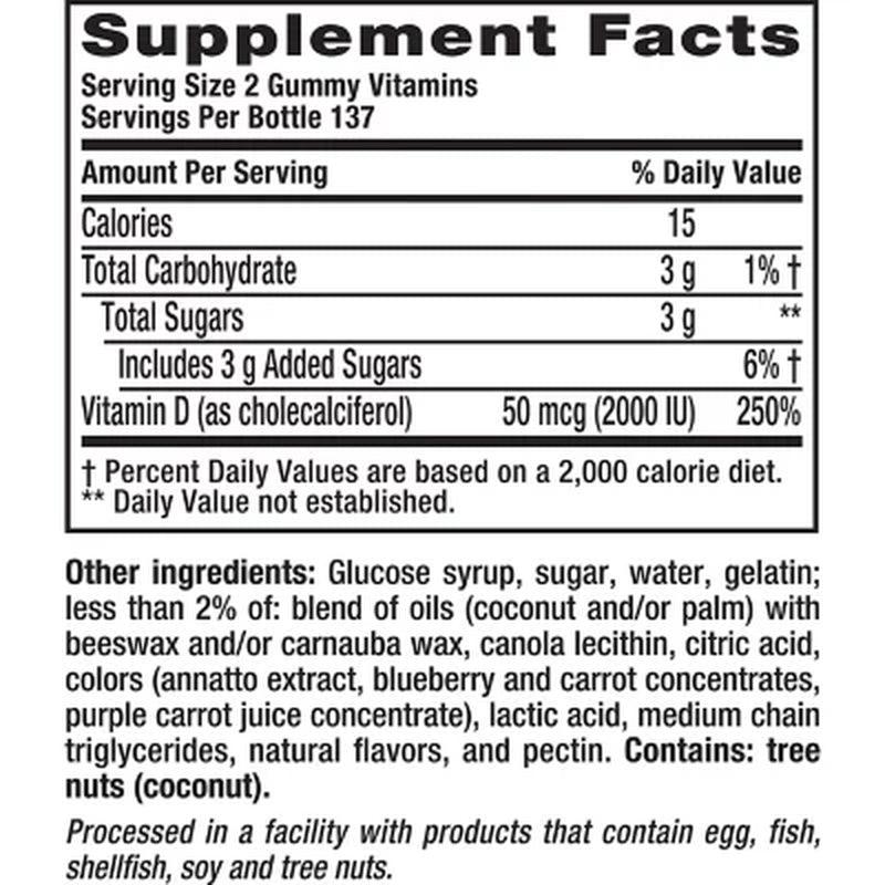 Vitafusion Vitamin D Gummies (275 Ct.)