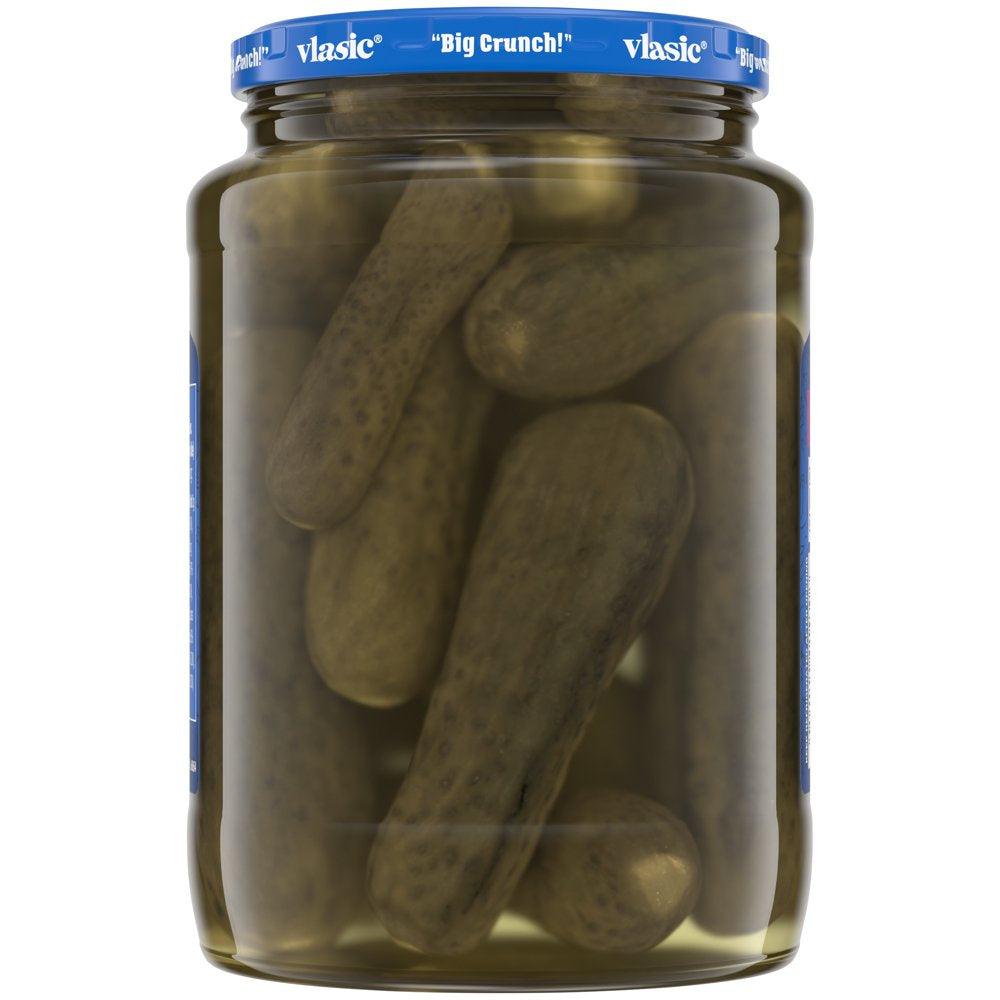 Vlasic Baby Sweet Whole Pickles, Sweet Pickles, 24 Oz Jar