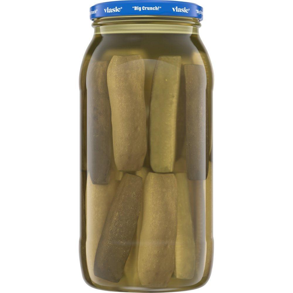 Vlasic Kosher Dill Pickles, Dill Pickle Spears, 80 Oz Jar