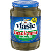 Vlasic Snack'Mms Kosher Dill Pickles, Mini Dill Pickles, 24 Oz Jar