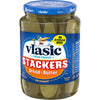 Vlasic Stackers Bread & Butter Pickles 24 Fl Oz Jar