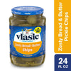 Vlasic Zesty Bread and Butter Pickle Chips, Sweet Pickle Chips, 24 Oz Jar