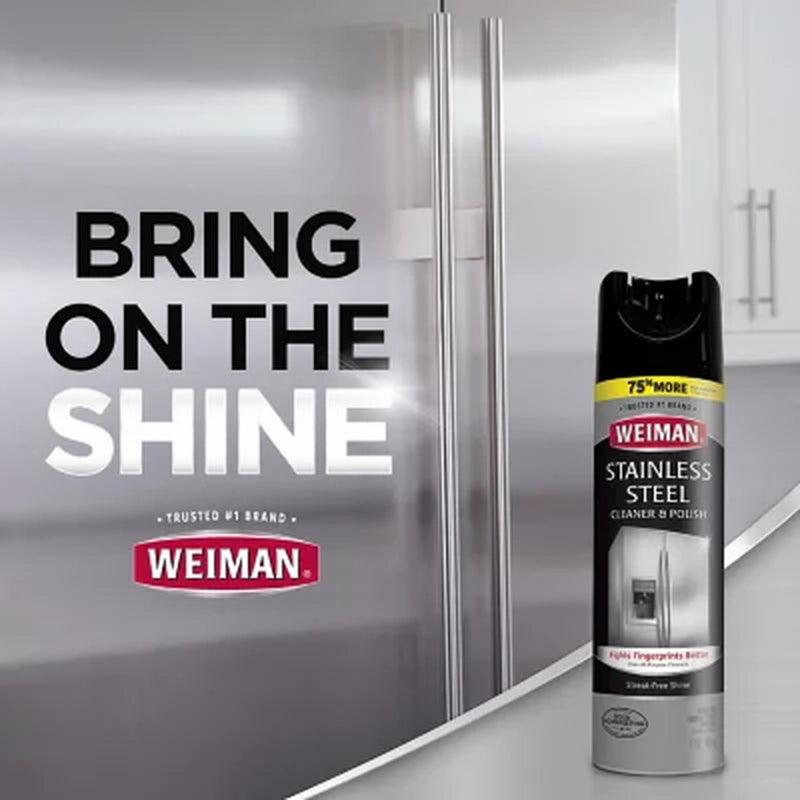 Weiman Stainless Steel Cleaner & Polish (17 Oz.,3 Pk.)