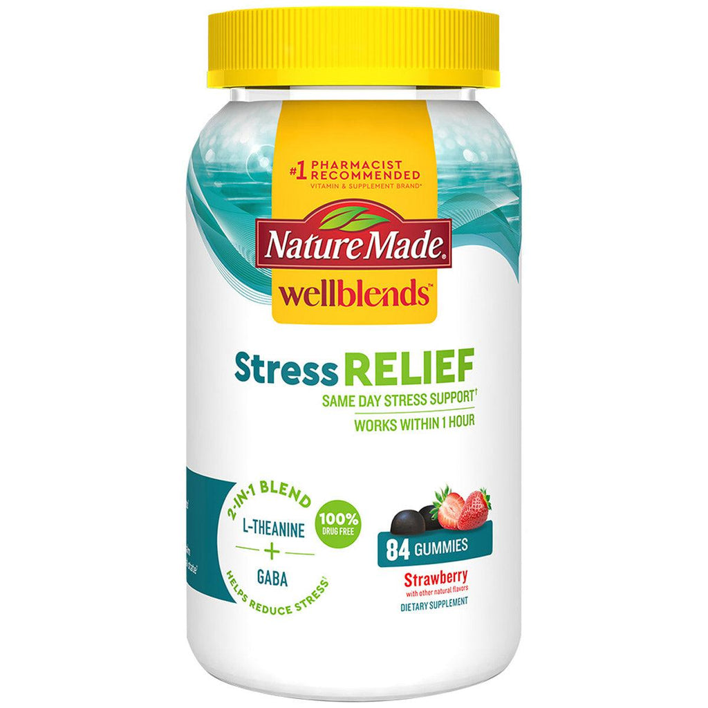 Wellblends Stress Relief, 84 Gummies