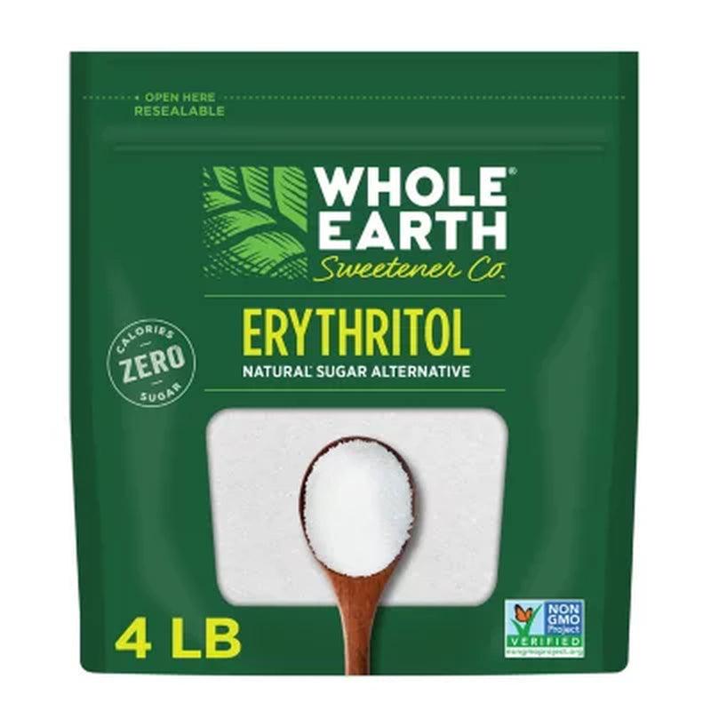 WHOLE EARTH 100% Erythritol Zero Calorie Sweetener (4 Lbs.)