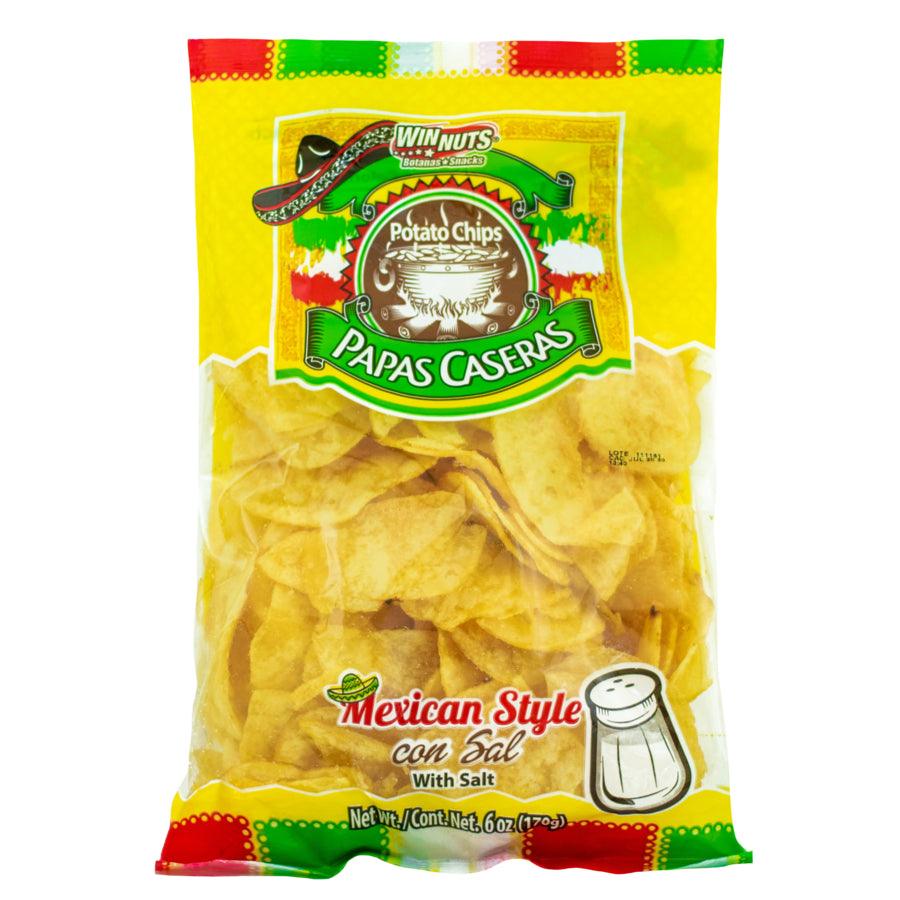 Winnuts Salted Kettle Cooked Potato Chips 6 Oz