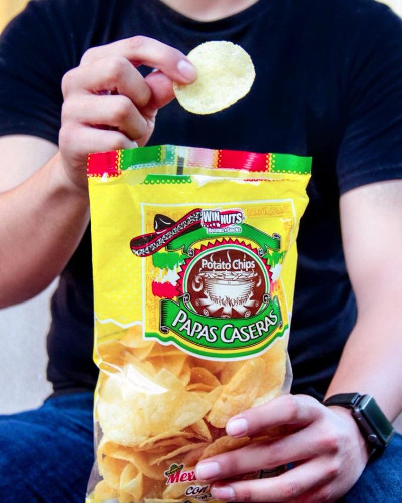 Winnuts Salted Kettle Cooked Potato Chips 6 Oz