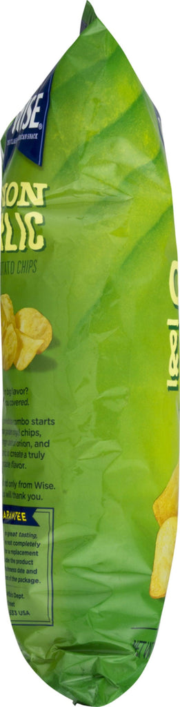 Wise Foods Onion & Garlic Flavored Potato Chips, 3-Pack 7.5 Oz. Bags