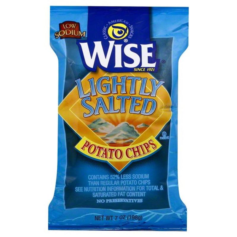 Wise Lightly Salted Potato Chips, 7 Oz.