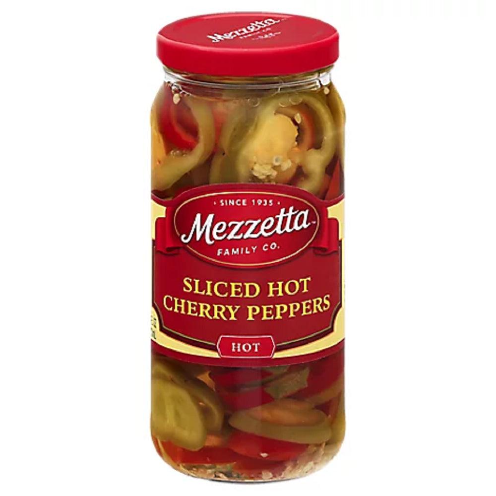 Cherry Peppers Sliced Hot, 16 OZ (Pack of 6)