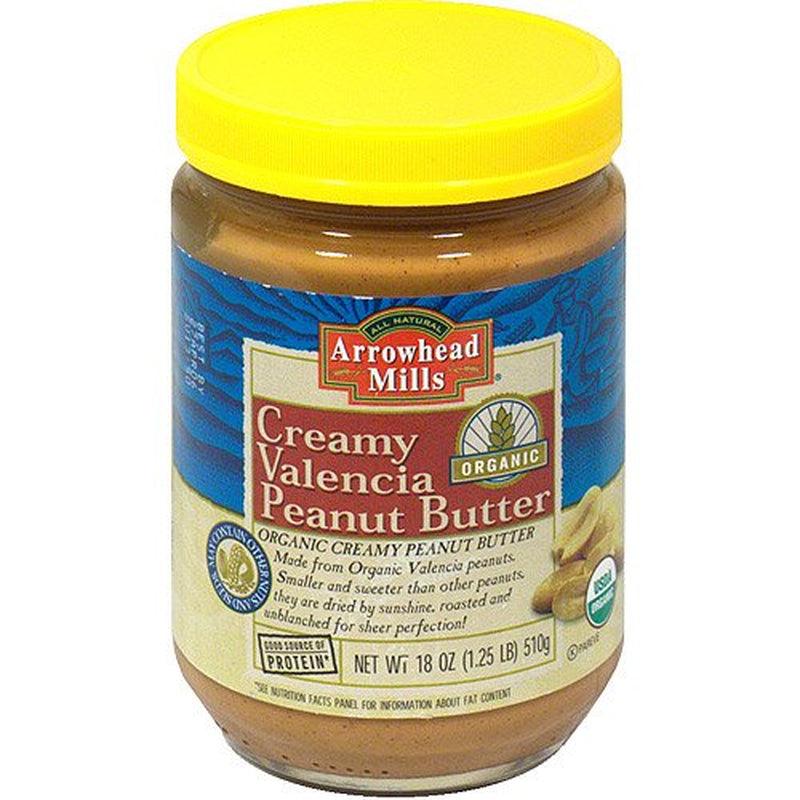 Arrowhead Mills Creamy Peanut Butter, 16 Oz (Pack of 12)