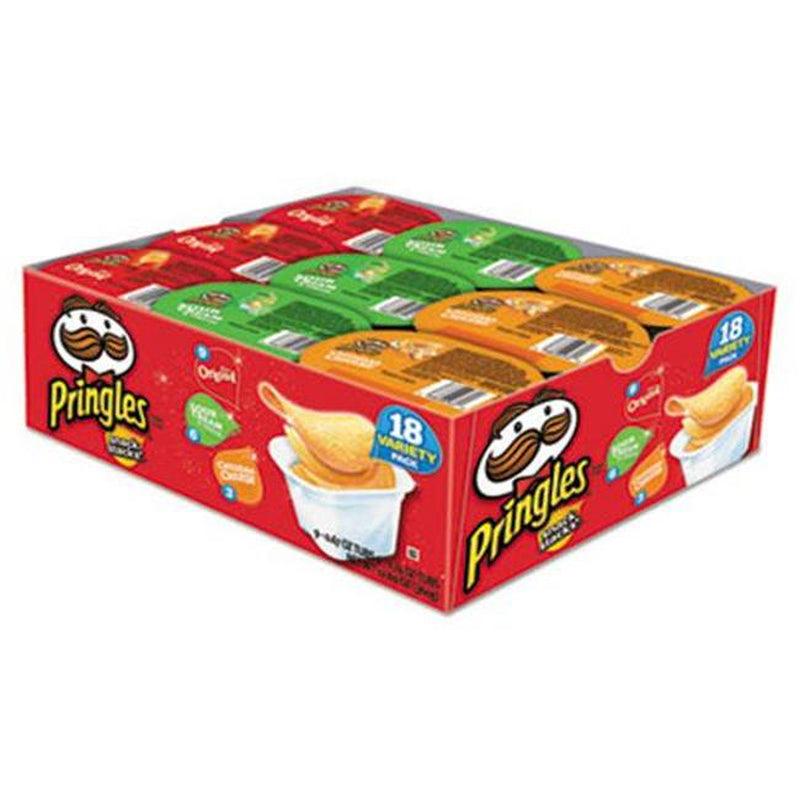 0.74 Oz Canister Potato Chips in Variety Pack, 18 per Box