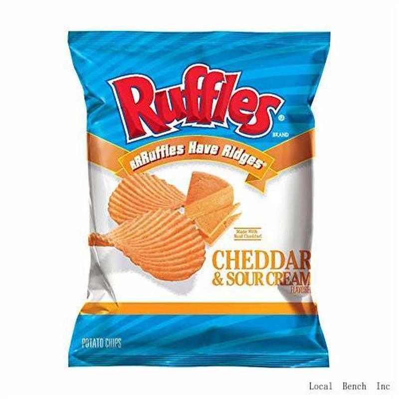 - Tim&#039;S - Hawaiian Potato and Corn Chips - Variety Bulk Packs (Ruffles Potato Chips, Cheddar &amp; Sour Cream, 1 Oz)