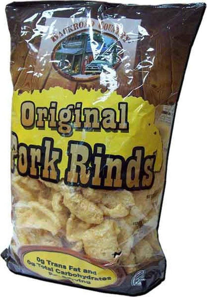 Backroad Country Original Fried Pork Rinds (Chicharrones), 6-Pack 6 Oz. Bags