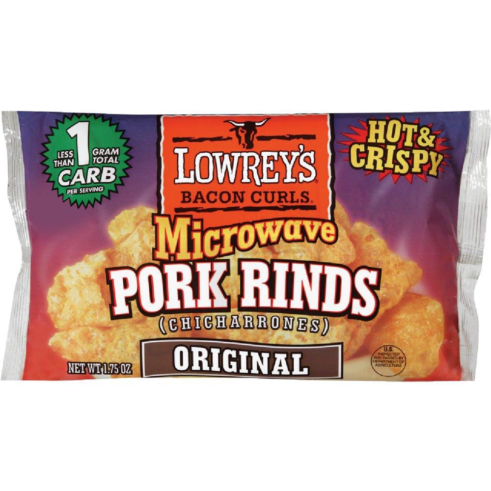 18PK  Bacon Curls 1.75 Oz. Original Pork Rinds